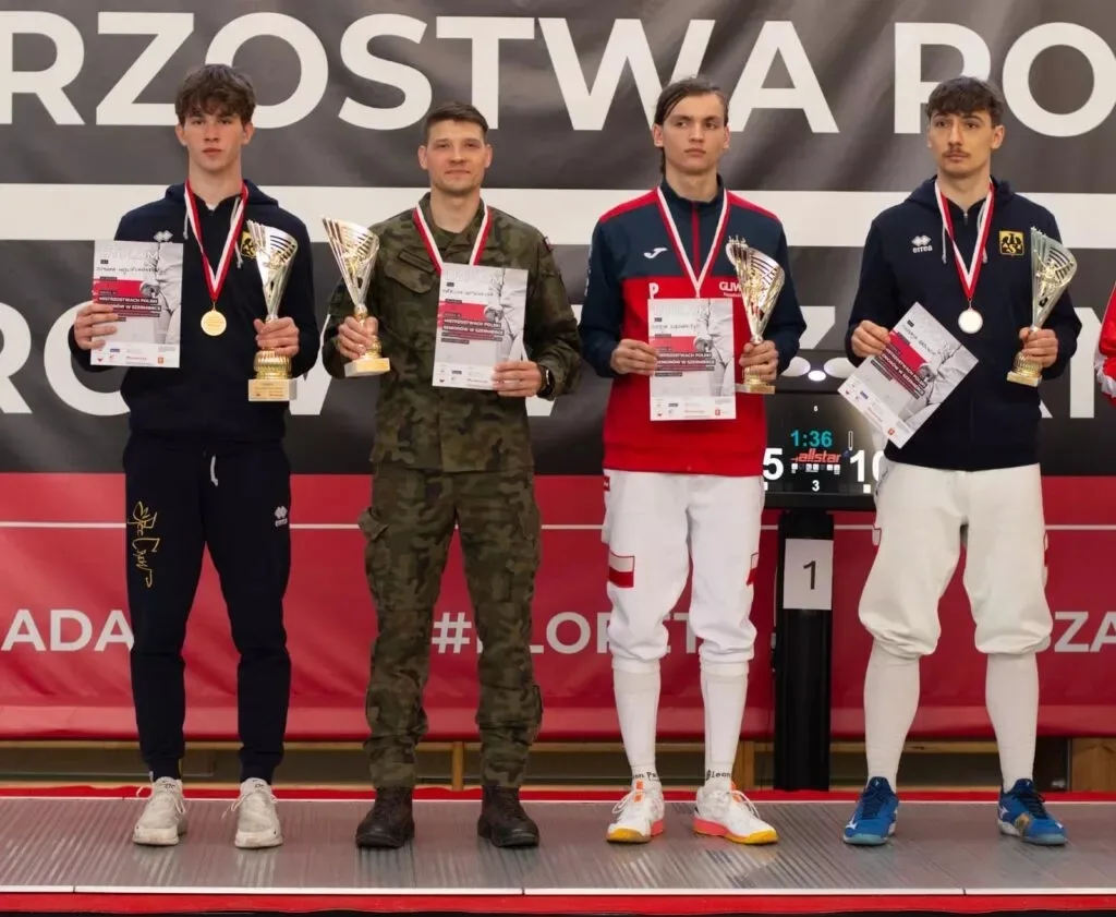 Brązowe medale dla gliwickich szermierzy na Mistrzostwach Polski seniorów
