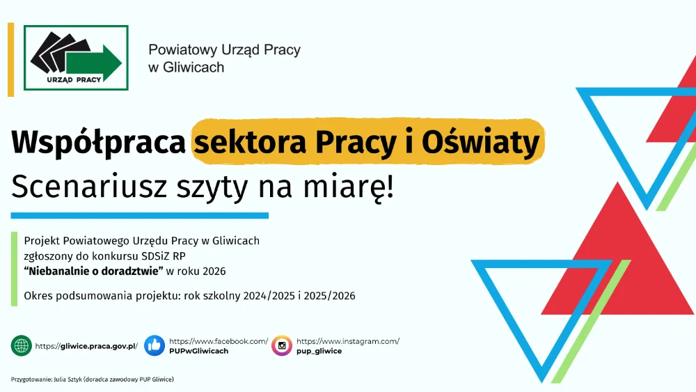 Powiatowy Urząd Pracy w Gliwicach angażuje się w współpracę z sektorem edukacji