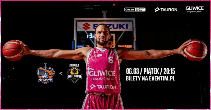Mecz TAURON GTK Gliwice z Energa Trefl Sopot już 6 marca