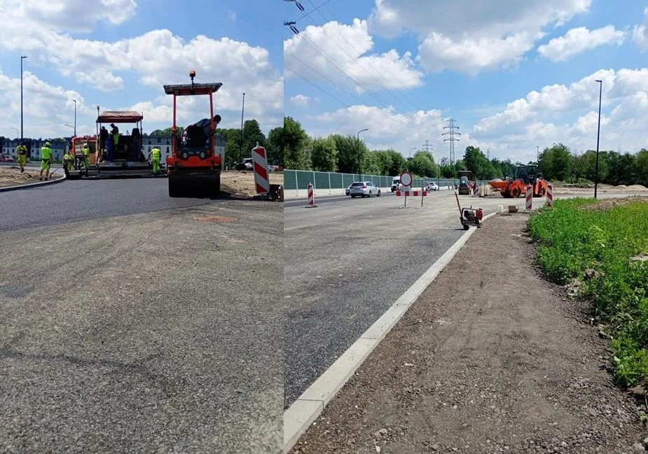 Przebudowa ul. Zbożowej zbliża się do zakończenia