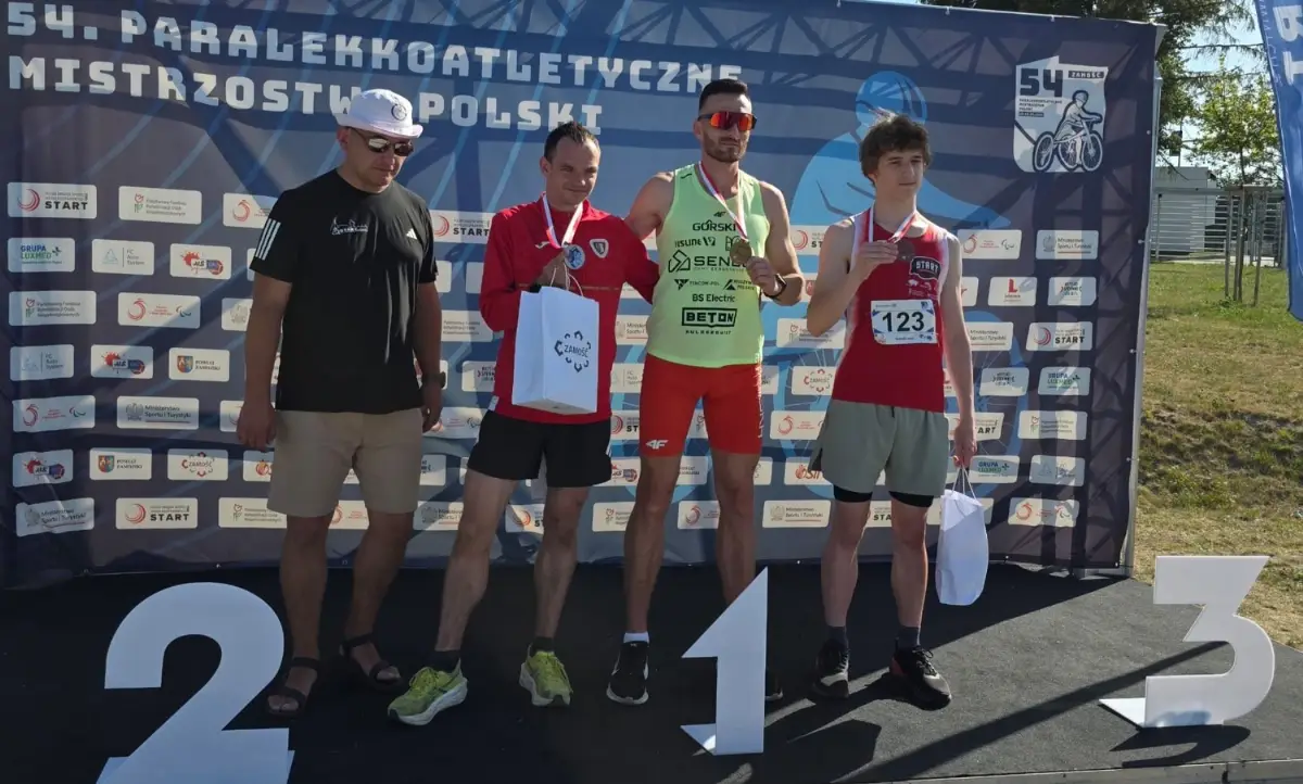 Adrian Wieczorek zdobył srebro na Paralekkoatletycznych Mistrzostwach Polski