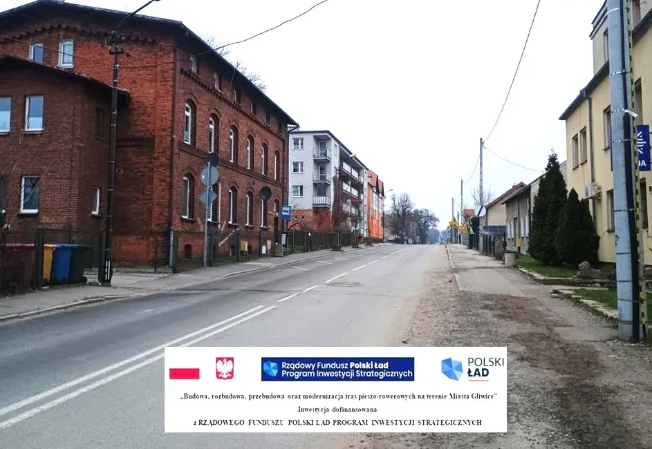 Zmiany na ul. Strzelców Bytomskich od 19 marca: zwężenia jezdni i ruch pieszy jednym chodnikiem