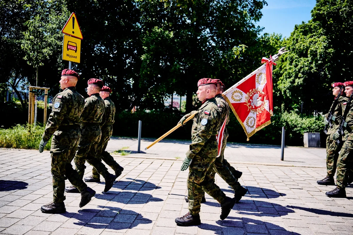Sztandar dla 4. Wojskowego Oddziału Gospodarczego w Gliwicach