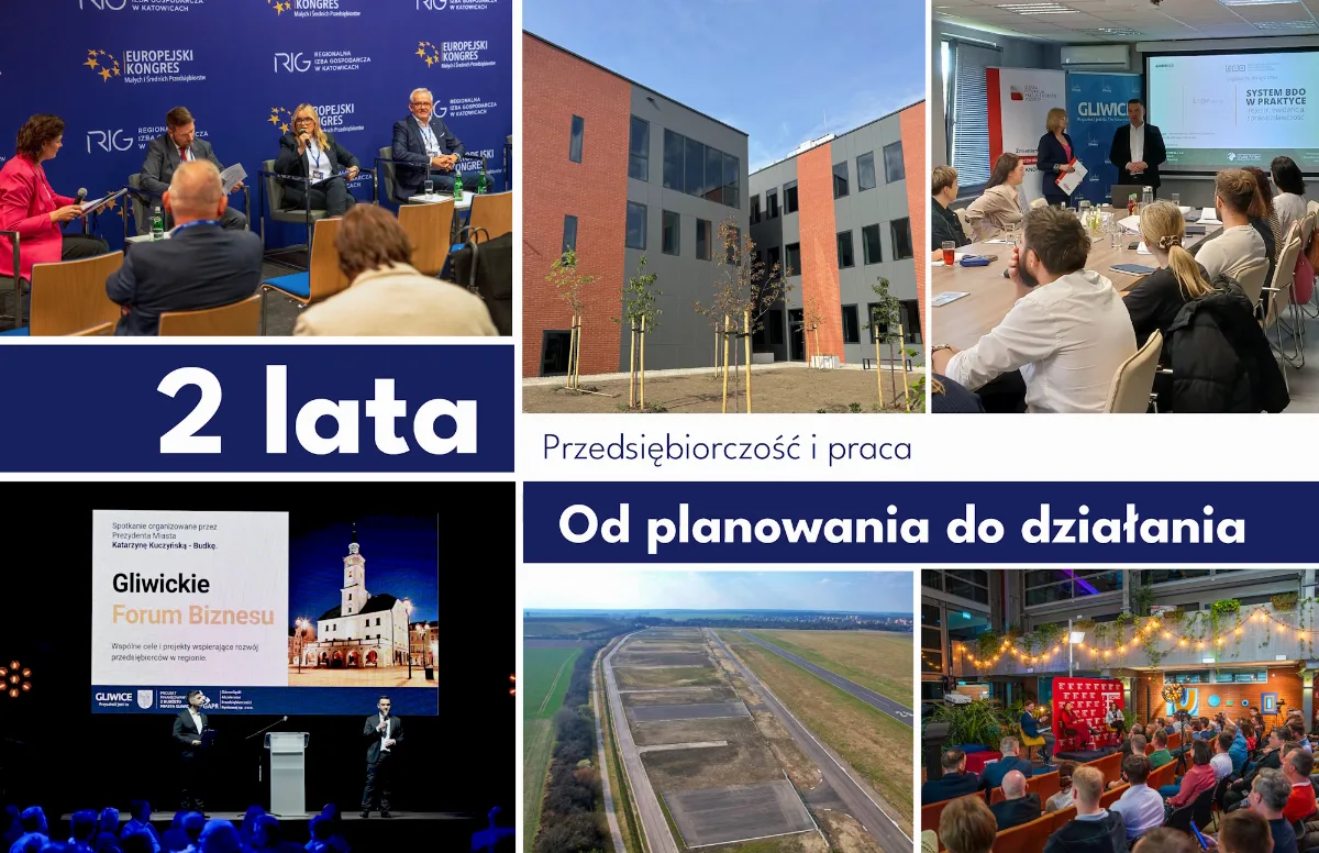 Podsumowanie drugiego roku kadencji prezydent Gliwic: Przedsiębiorczość i praca