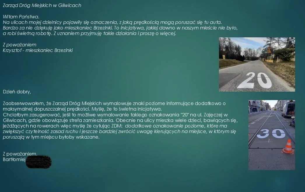 Zakończono malowanie oznakowania w Brzezince. Kolejne dzielnice w planie