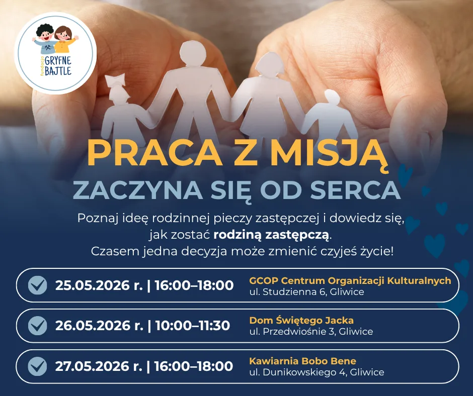 Spotkania informacyjne w projekcie wsparcia pieczy zastępczej w Gliwicach