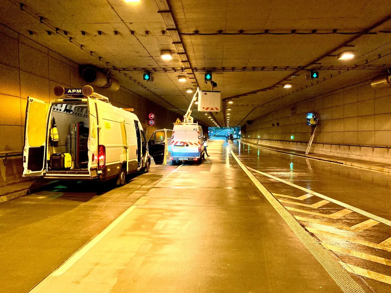 Nocne zamknięcie tunelu na DTŚ w Gliwicach. Zaplanowano serwis
