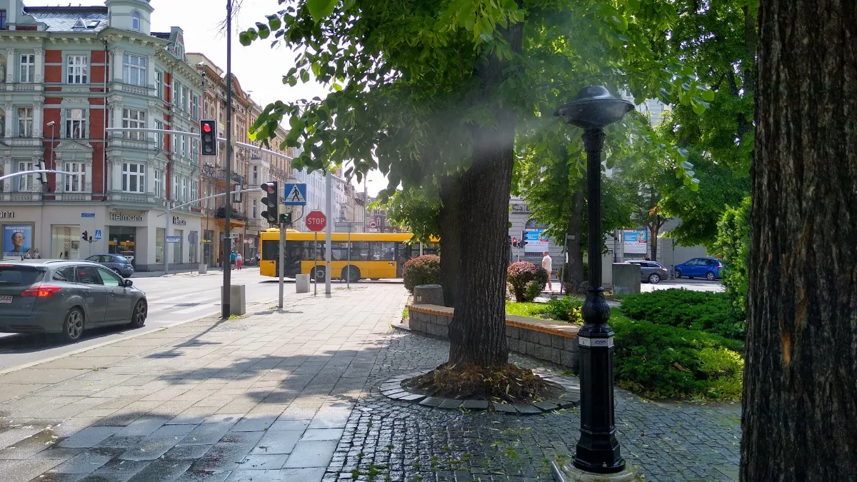 Kurtyny wodne w Gliwicach na upalne dni