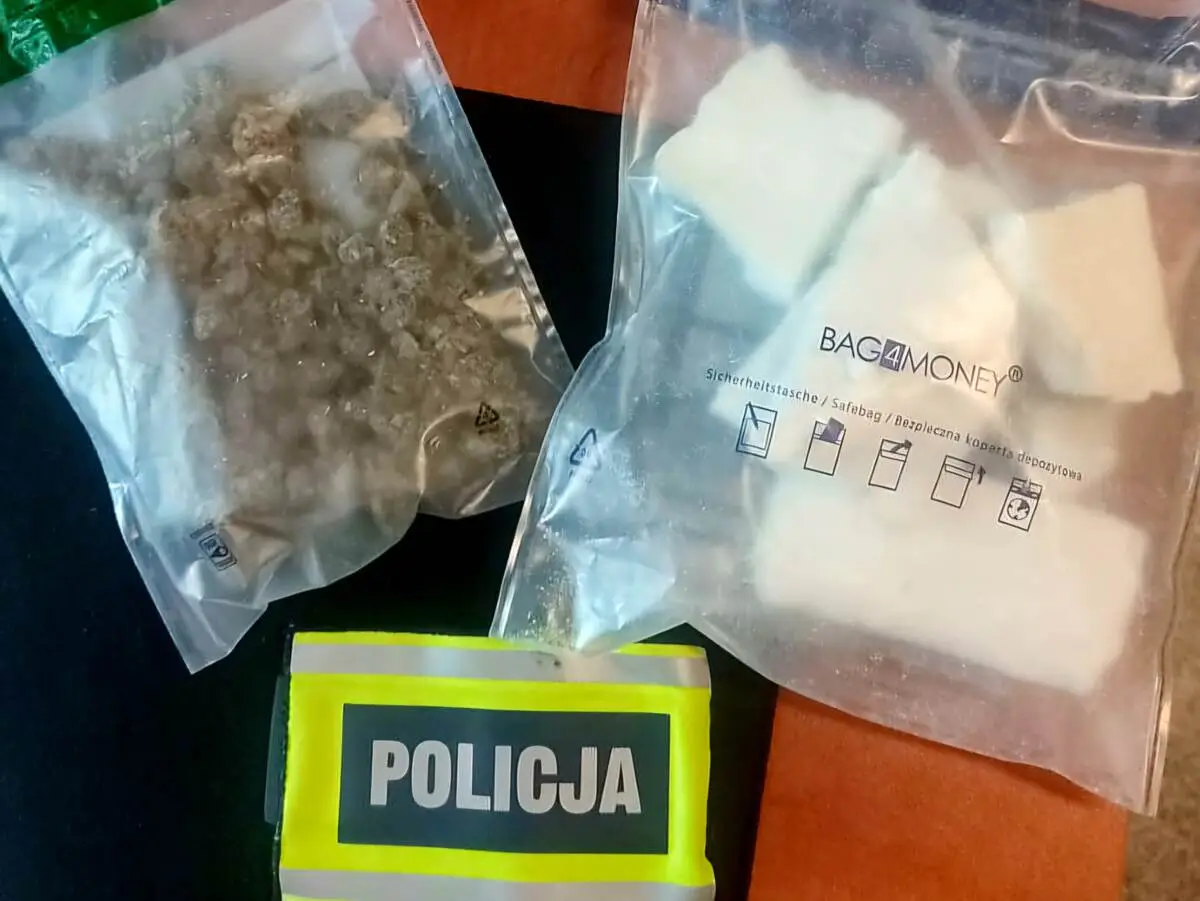 Zatrzymanie poszukiwanego: Policja zabezpieczyła dużą ilość narkotyków