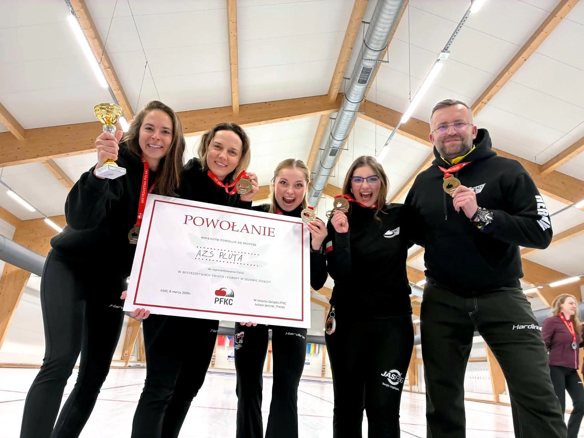 AZS Pluta Gliwice ze złotem Mistrzostw Polski Kobiet w Curlingu w Łodzi