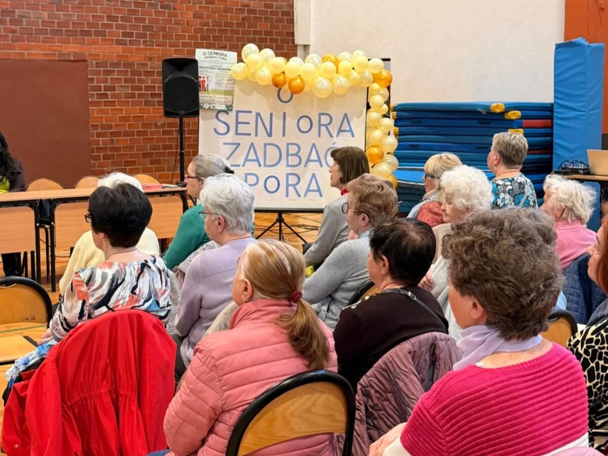Profilaktyczne spotkanie dla seniorów na Sikorniku w Gliwicach