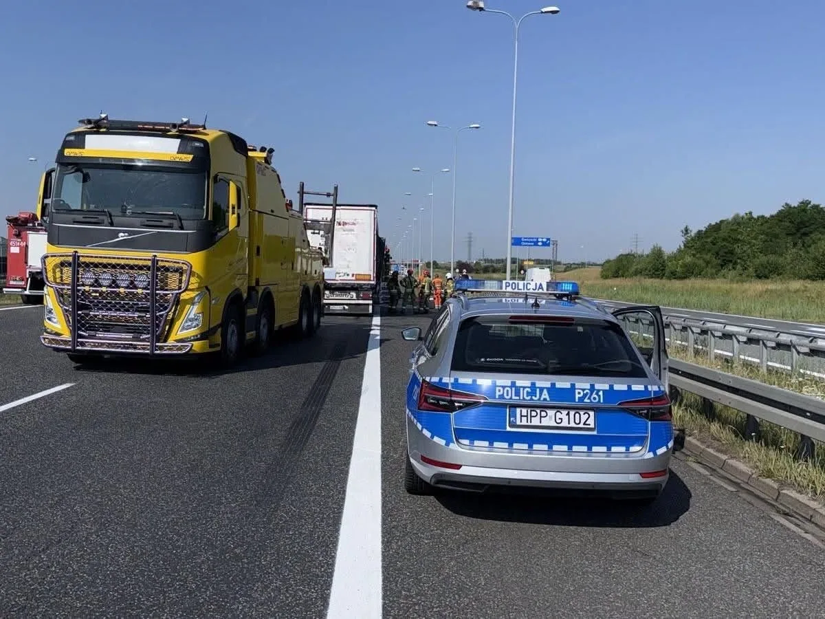 Wypadek drogowy na autostradzie A4 w Gliwicach z tragicznymi skutkami