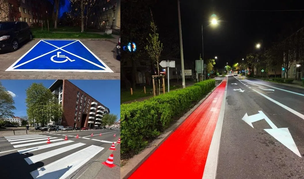 Odnawianie oznakowania drogowego