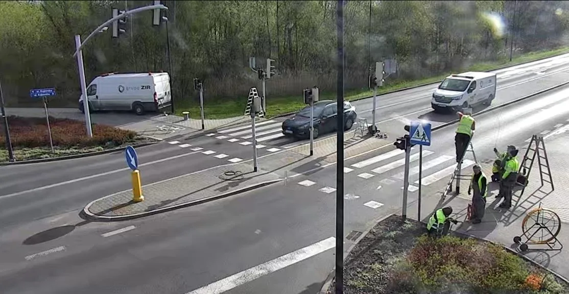 Przerwa w działaniu sygnalizacji na skrzyżowaniu Kujawska-Panewnicka