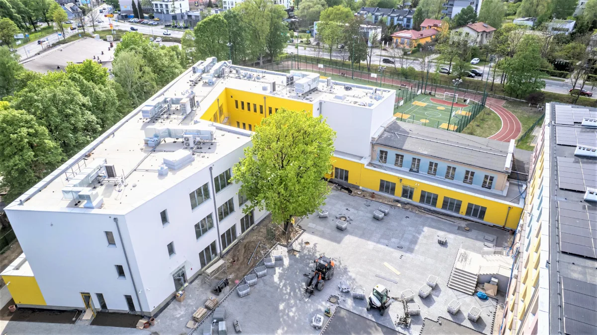 Zakończenie rozbudowy ZSP przy ul. Ligonia – nowa przestrzeń dla uczniów i przedszkolaków