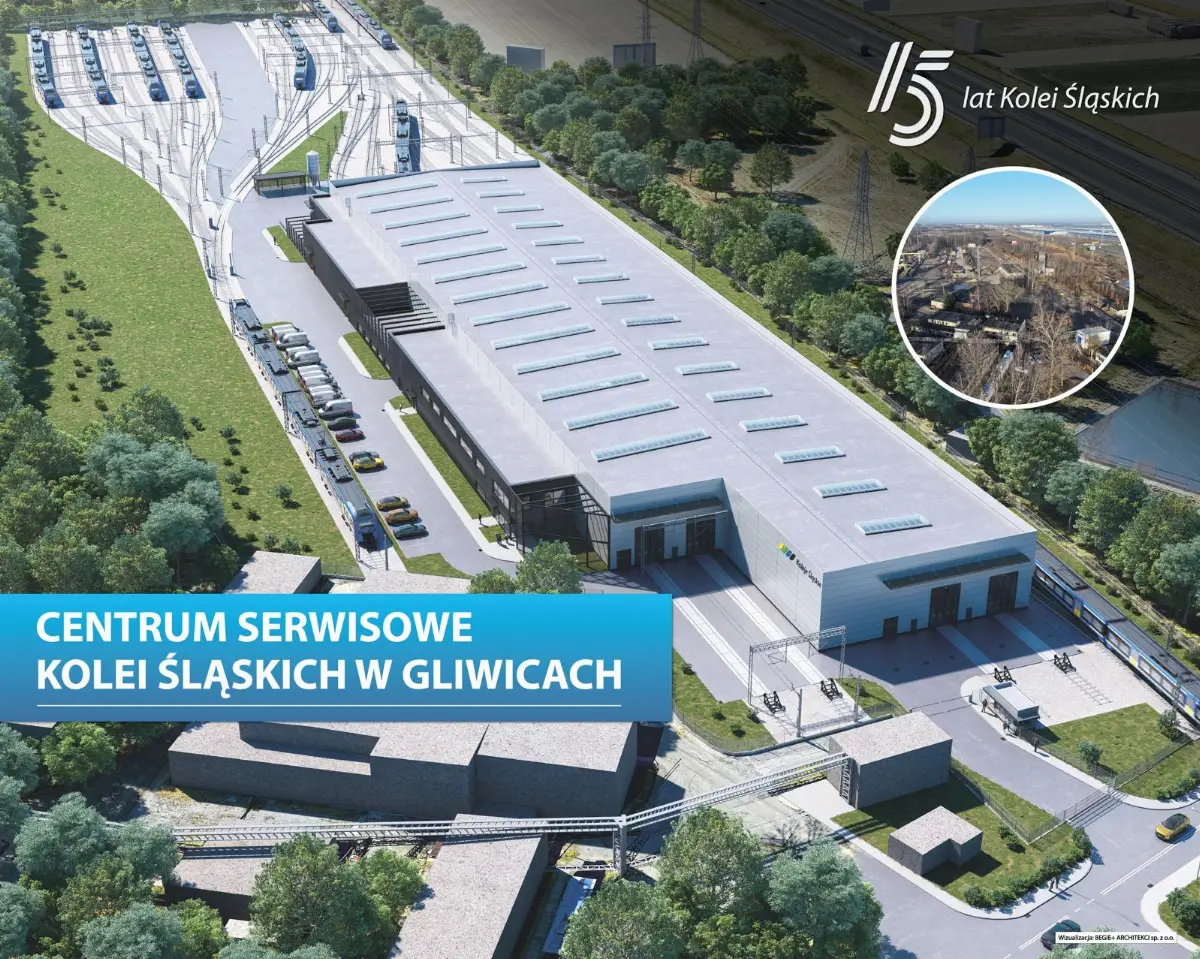 Koleje Śląskie planują budowę bazy w Gliwicach wartą ponad 150 mln zł