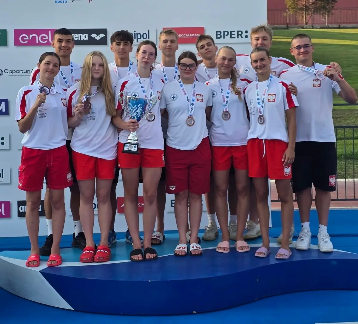 Jakub Kamiński z Gliwic wicemistrzem Europy Juniorów w Sportowym Ratownictwie Wodnym