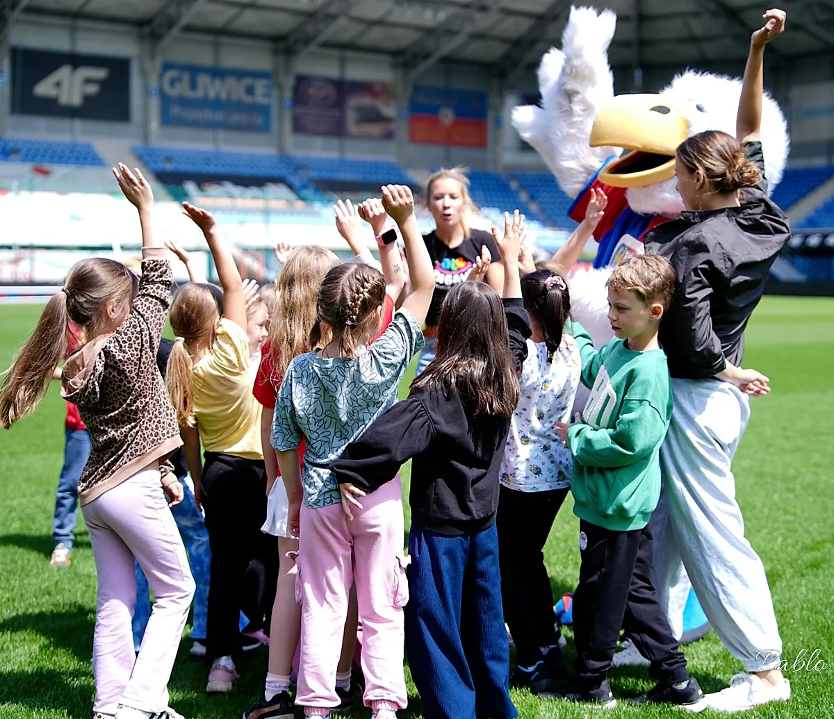Letni trening z piłkarzami Piasta Gliwice dla dzieci