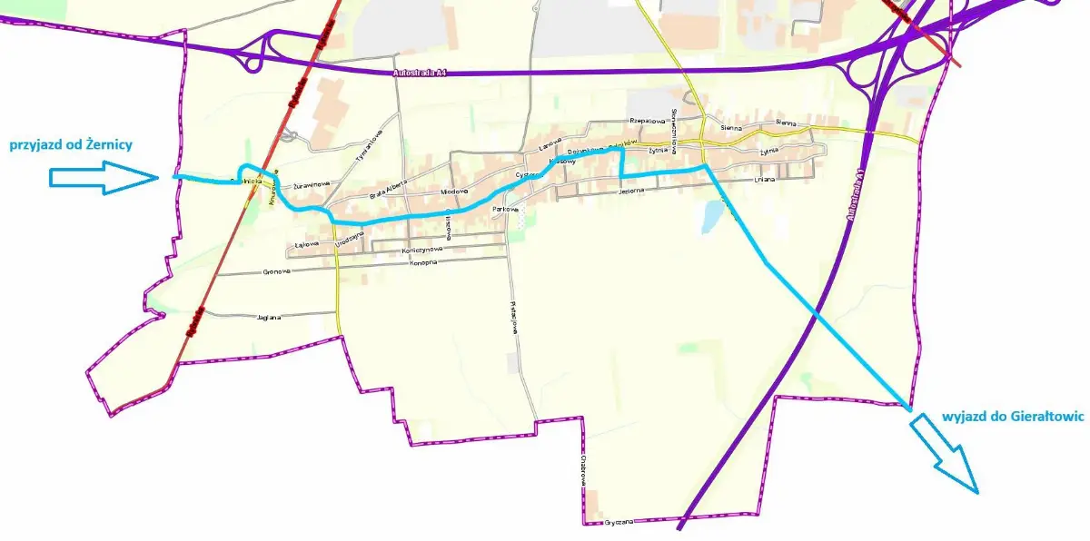 Utrudnienia w ruchu na trasie 83. Tour de Pologne w Gliwicach