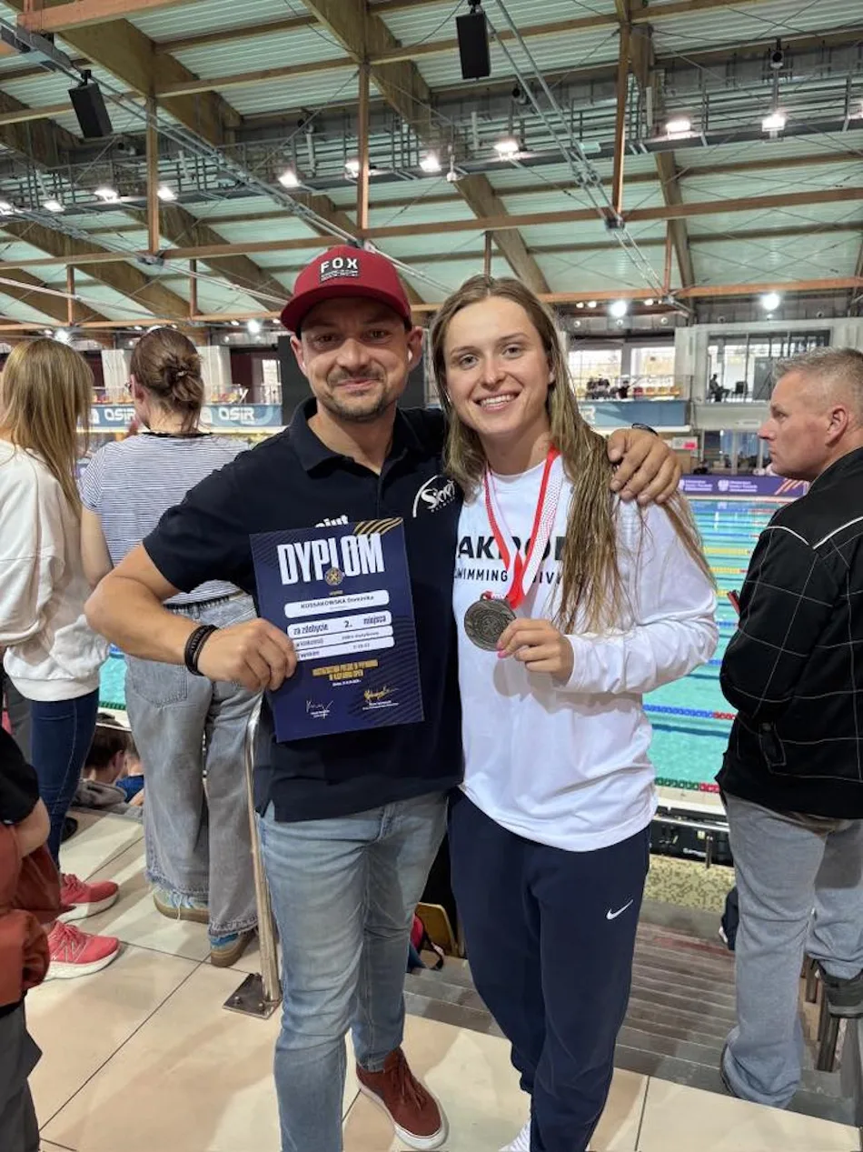 Dominika Kossakowska zdobyła srebrny medal na Mistrzostwach Polski OPEN w pływaniu
