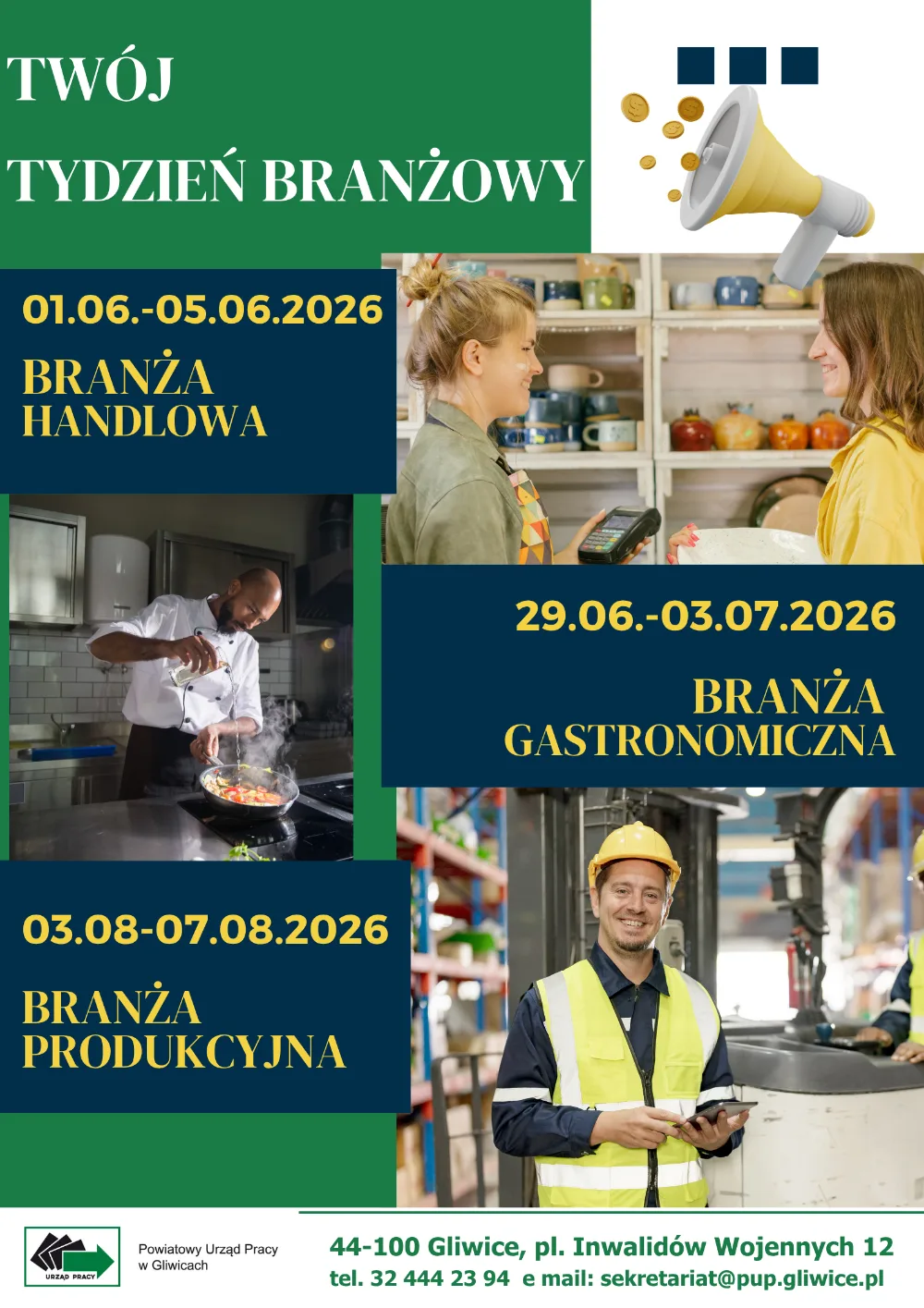 Tygodnie Branżowe w Gliwickim Urzędzie Pracy