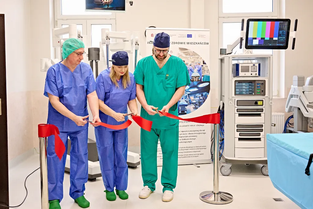 Robot Da Vinci rozpoczął operacje w gliwickim Szpitalu Miejskim