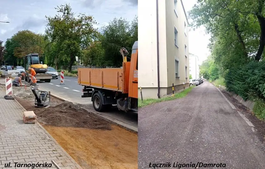 Nowe miejsca parkingowe oraz remont drogi w Gliwicach
