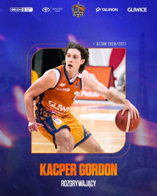 Kacper Gordon przedłuża umowę z TAURON GTK Gliwice