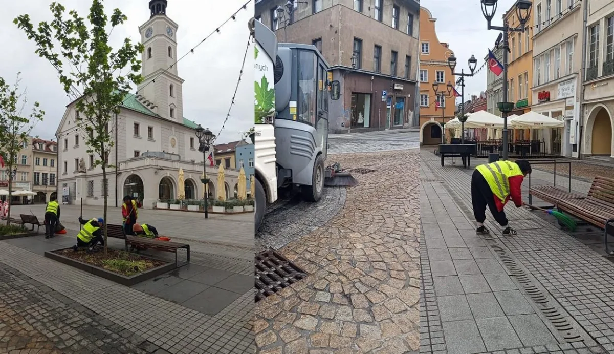 Codzienna praca służb porządkowych w Gliwicach