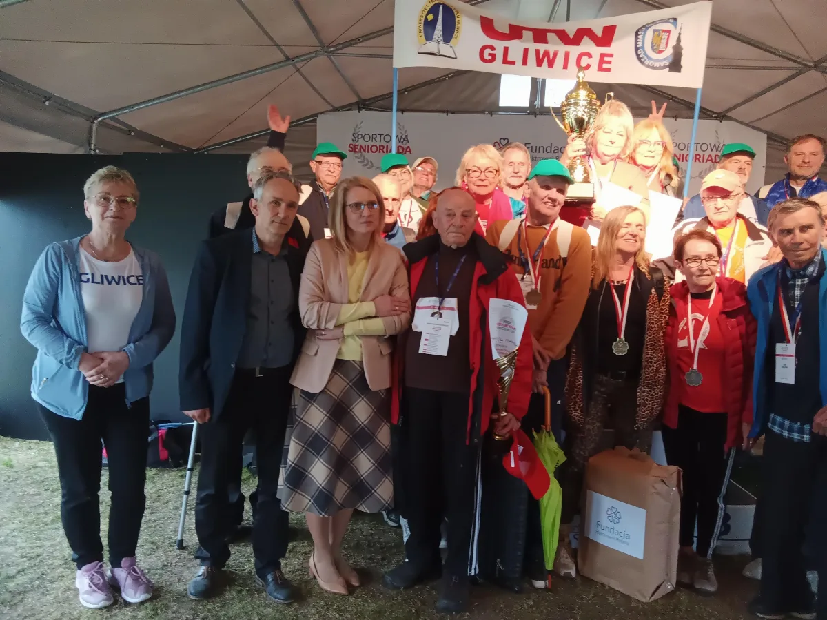 Seniorzy z Gliwic triumfują w Rybniku podczas Senioriady